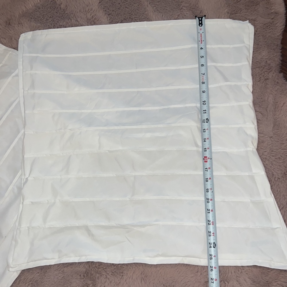 Threshold Clipped Jacquard 2 Euro Shams, 2 Decorative pillows, 1 queen bedskirt​ - Picture 6 of 16